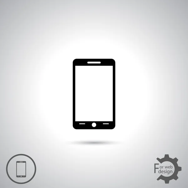 Mobiele smartphone pictogram — Stockvector