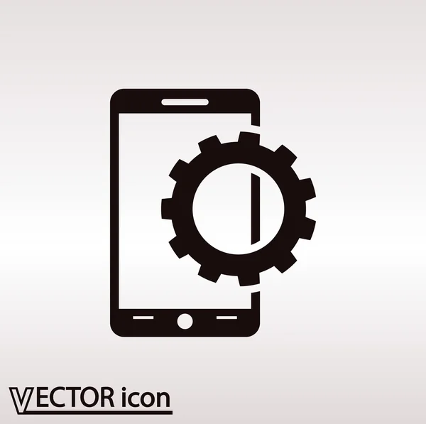 Icona dello smartphone mobile — Vettoriale Stock