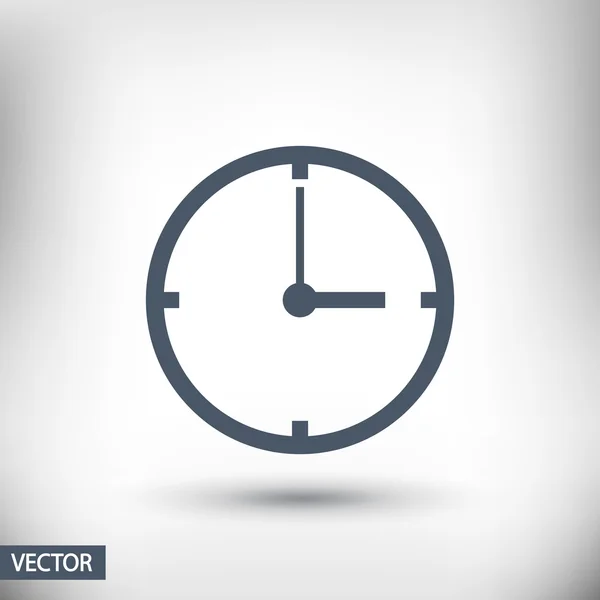 Clock icon design — Stock Vector