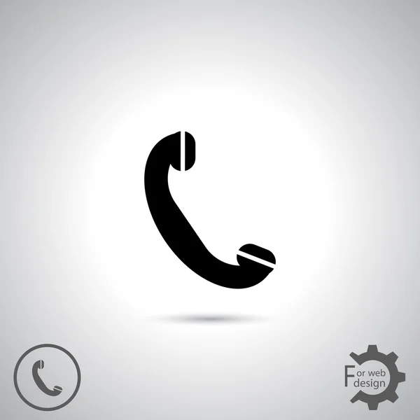 Telefon, flaches Symbol — Stockvektor