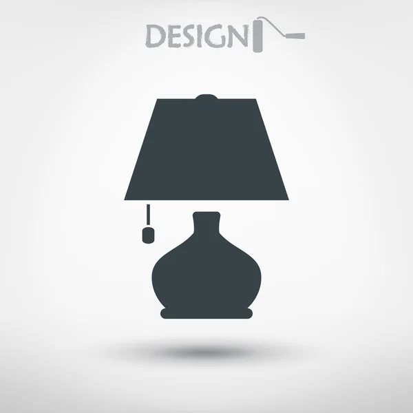 Lamp icon design — Stock Vector