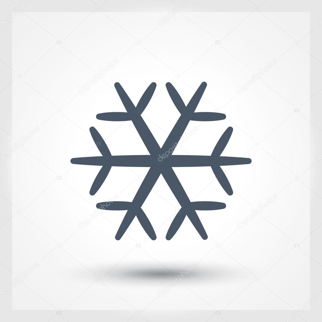 Snowflake flat icon