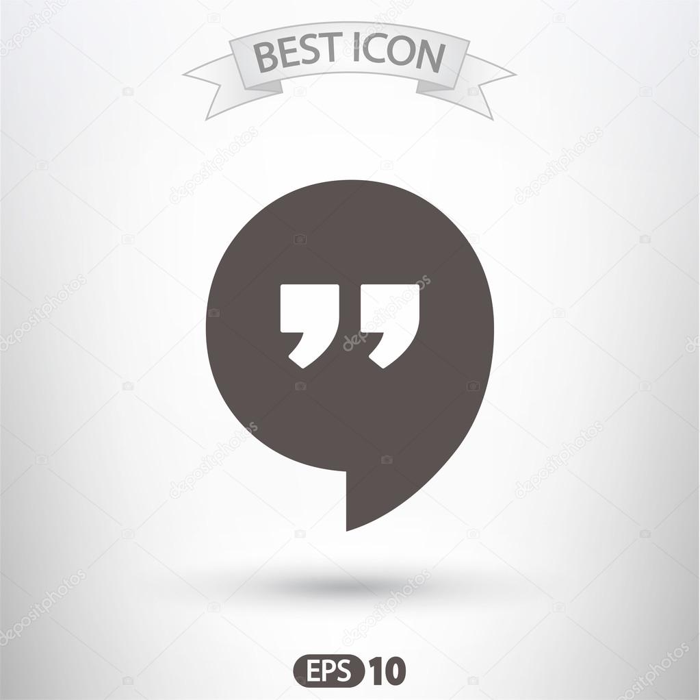 Dialog Speech bubble icon
