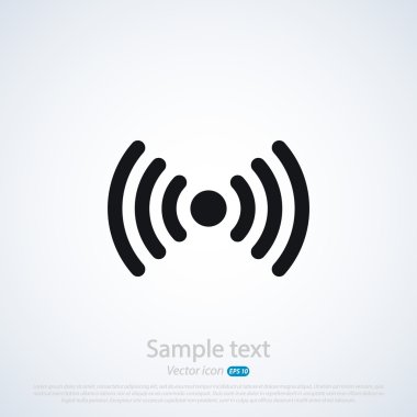 Kablosuz ağ wifi simgesi simgesi