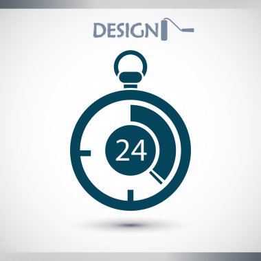 Kronometre simgesi tasarım