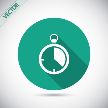 Kronometre simgesi tasarım