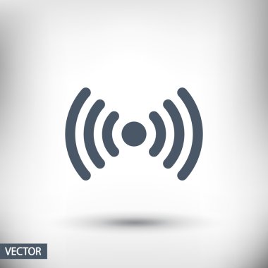 Kablosuz ağ wifi simgesi simgesi