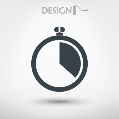 Kronometre simgesi tasarım