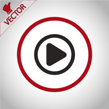 düğme web simgesi oynamak