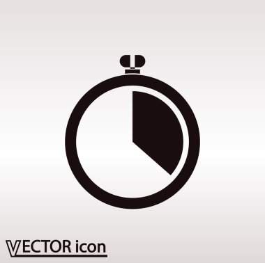 Kronometre simgesi tasarım