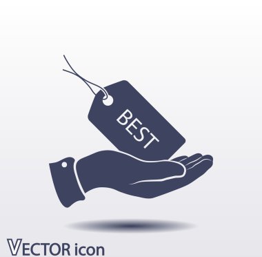 Etiketi simgesi tasarım