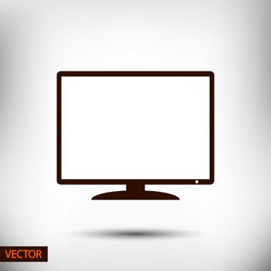 Monitör simgesi tasarım