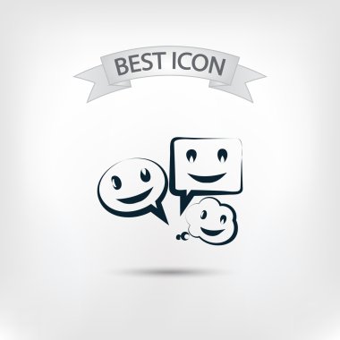 komik konuşma kabarcıklar simgesi