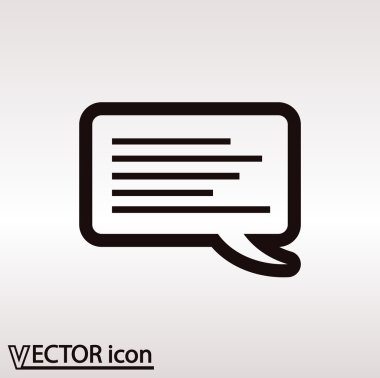 konuşma balonu simgesi