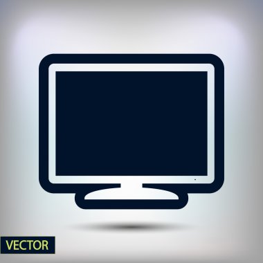 Monitör simgesi tasarım