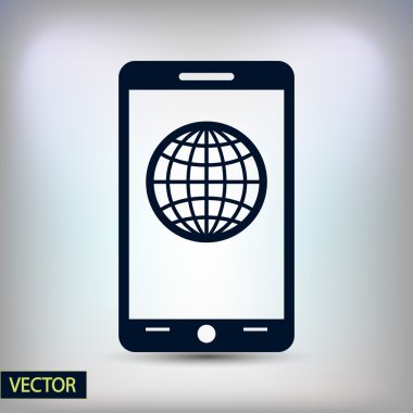 Mobil akıllı telefon simgesi