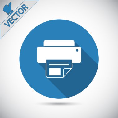 Yazıcı simgesi tasarım