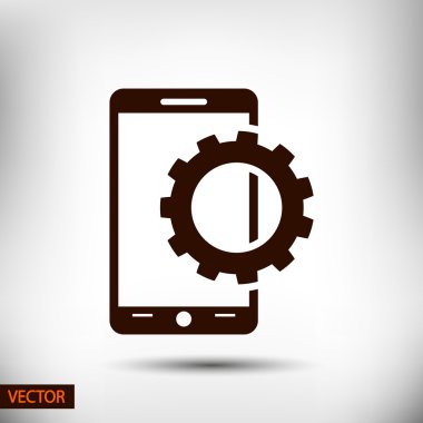 Mobil akıllı telefon simgesi