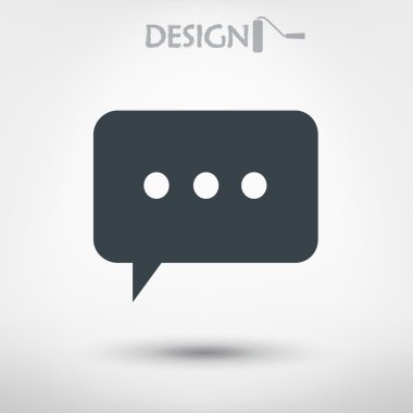 komik konuşma kabarcıklar simgesi