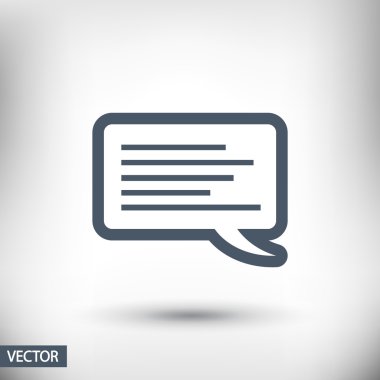 konuşma balonu simgesi