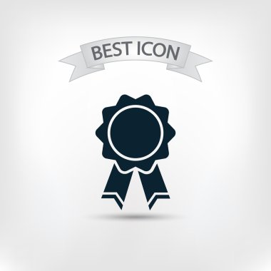 Kurdele simgeli rozet