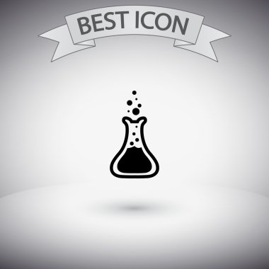 laboratuvar cam simgesi