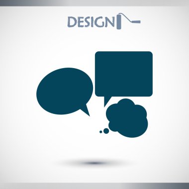 komik konuşma kabarcıklar simgesi