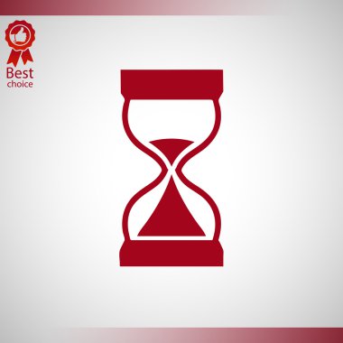 Kum saati simgesi tasarım