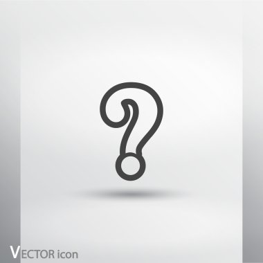 Soru işareti simgesi simgesi