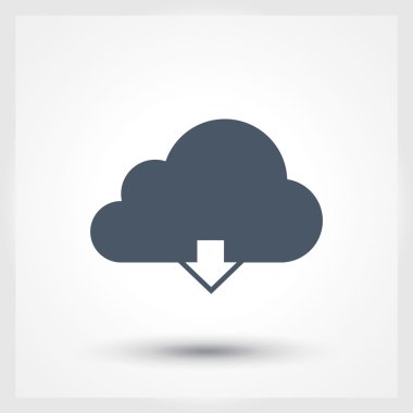 bulut indirme simgesi