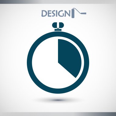 Kronometre simgesi tasarım