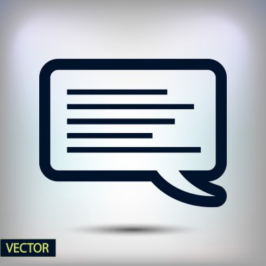 konuşma balonu simgesi