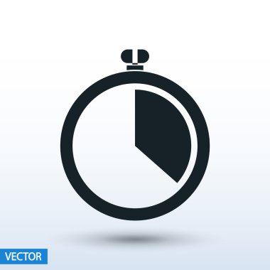 Kronometre simgesi tasarım