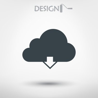 bulut indirme simgesi