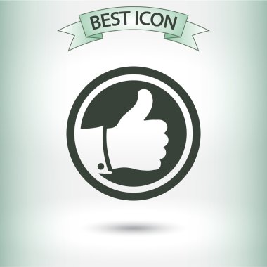 Simge gibi. Düz tasarım stili