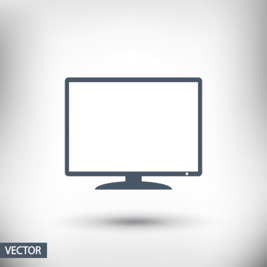 Monitör simgesi tasarım