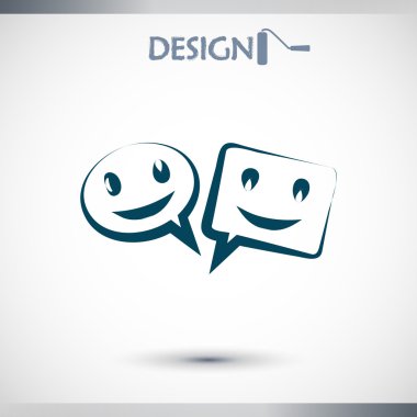 komik konuşma kabarcıklar simgesi