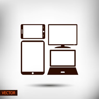 elektronik cihazlar simge kümesi