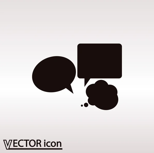 Icono de burbuja de habla — Vector de stock