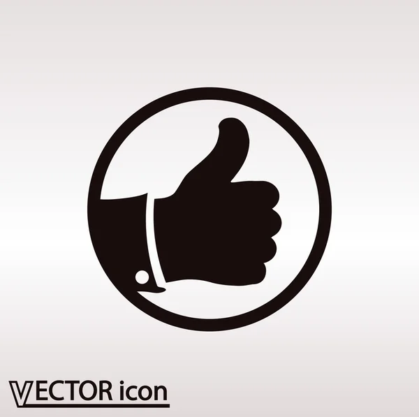 Like icon. Flat design style — Stock Vector