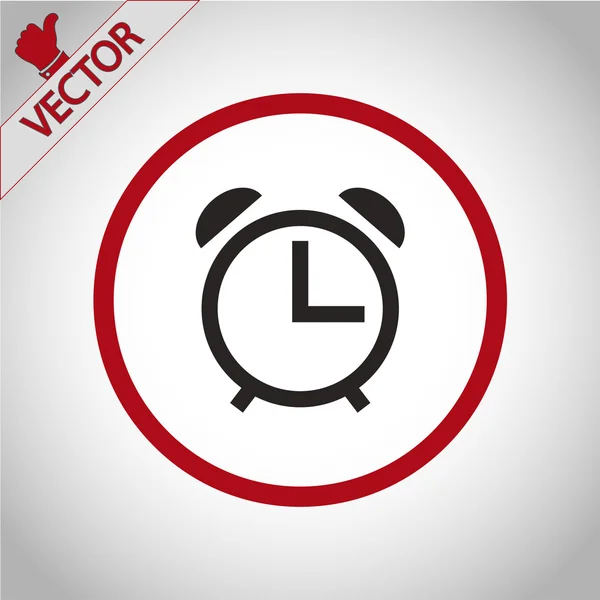Design dell'icona dell'orologio — Vettoriale Stock