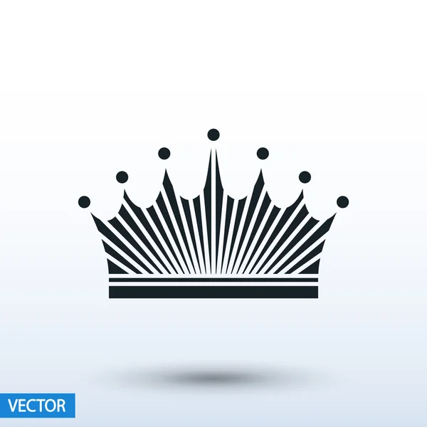 Corona icono de diseño — Vector de stock