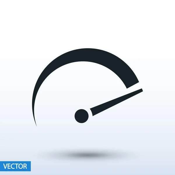Ilustrasi ikon Tachometer - Stok Vektor