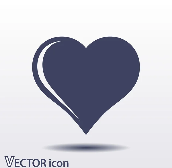 Icono del corazón — Archivo Imágenes Vectoriales