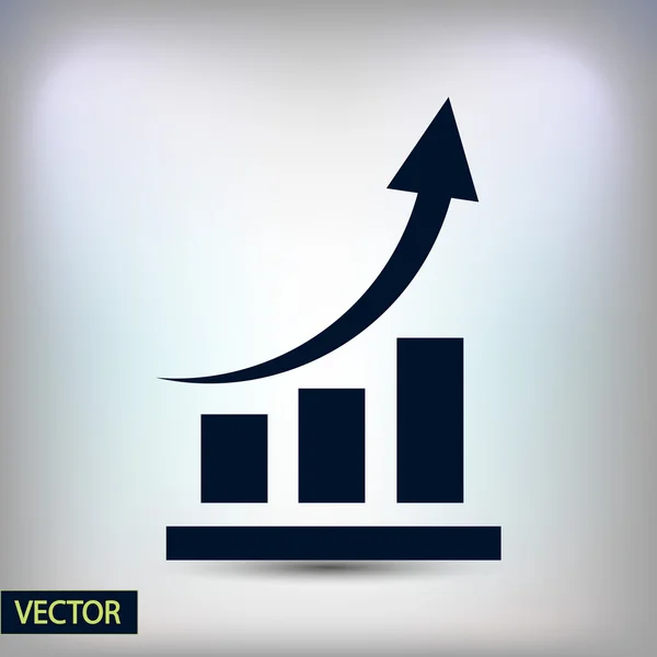 Infográfico, ícone gráfico — Vetor de Stock