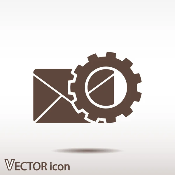 Enveloppe mail icône — Image vectorielle