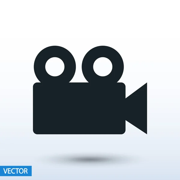 Icône de caméra vidéo — Image vectorielle