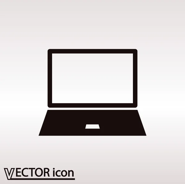 Laptop icon design — Stock Vector