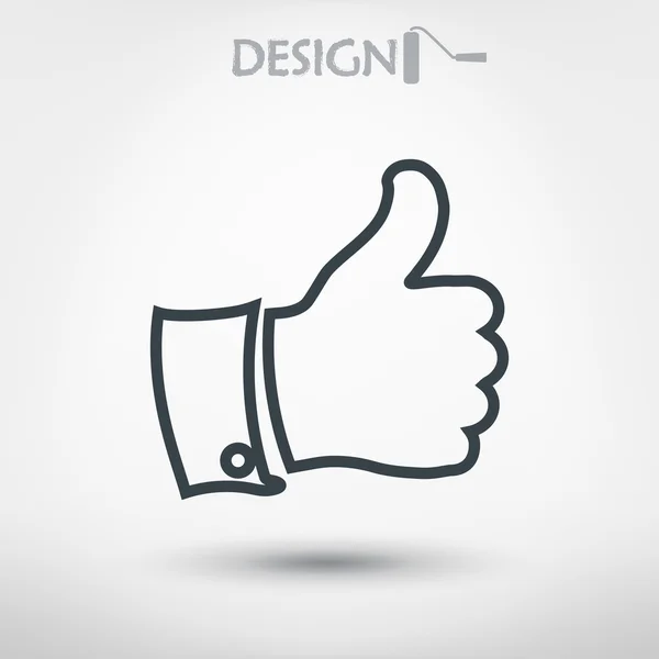 Thumb up icons — Stock Vector