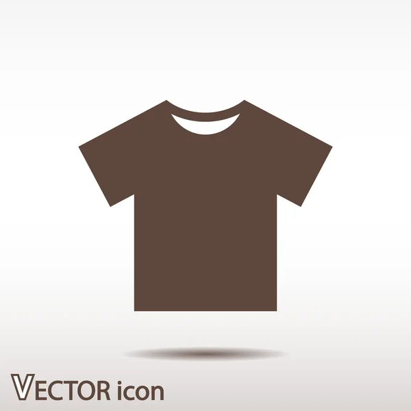 Tshirt flat icon — Stock Vector